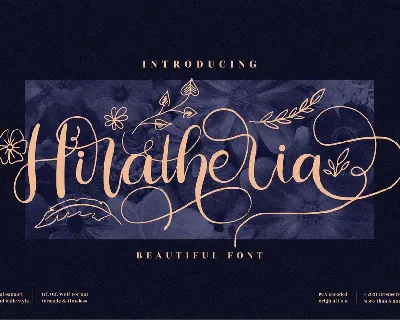 Hiratheria font