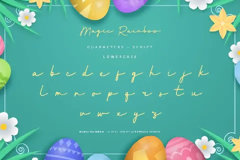 Magic Rainbow font