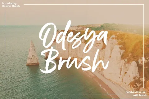 Odesya Brush font