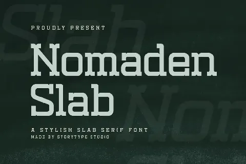 Nomaden Slab font