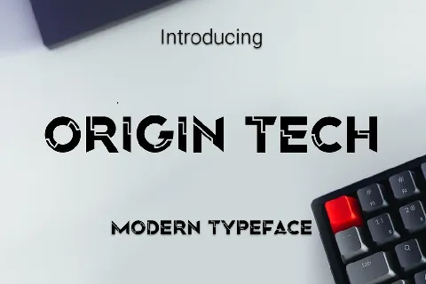 Origin Tech font