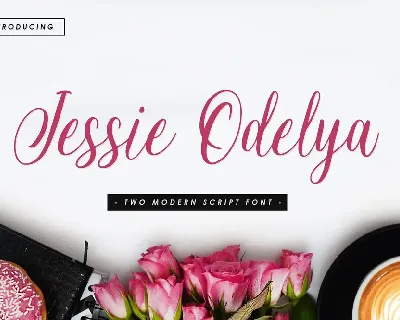 Jessie Odelya Script font