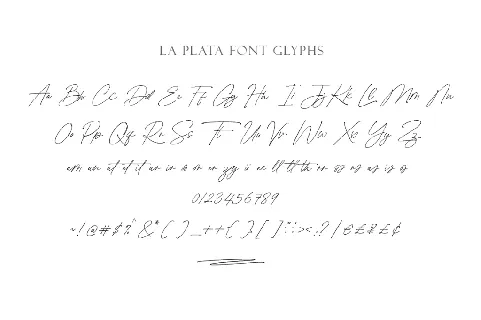 La Plata font