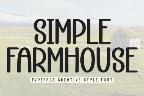 Simple Farmhouse Display font