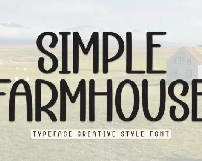 Simple Farmhouse Display font