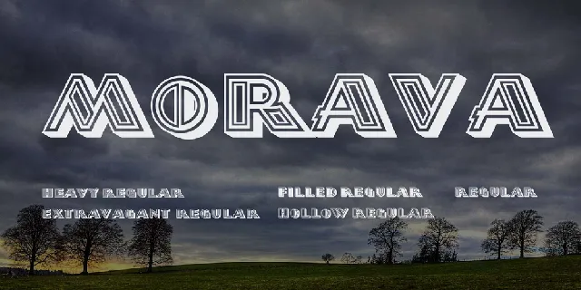 Morava font