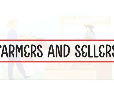 Farmers And Sellers Display font