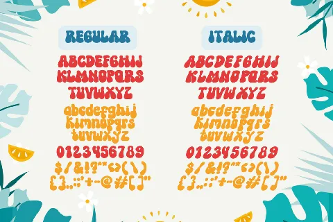 The Super Summer font