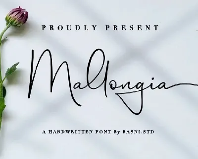 Mallongia font