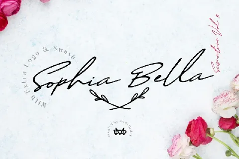 Sophia Bella font