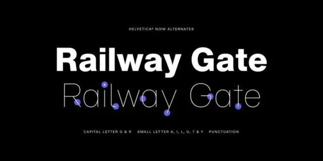 Helvetica Now Family font