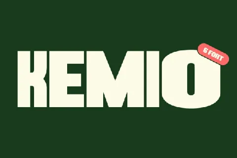 Kemio Family font