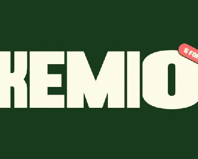 Kemio Family font