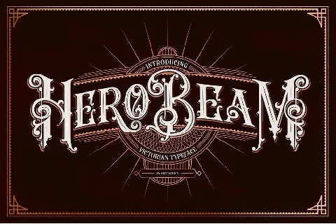 Hero Beam font