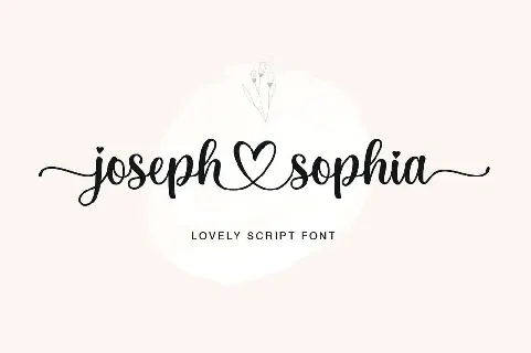 Joseph Sophia font