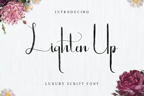 Lighten Up Demo font