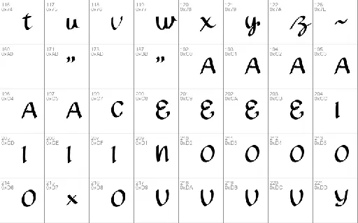 Balecia font