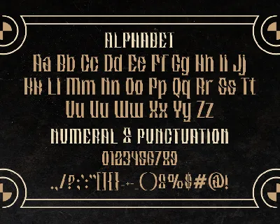 Crused Abaddon font