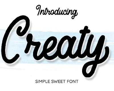 Creaty font