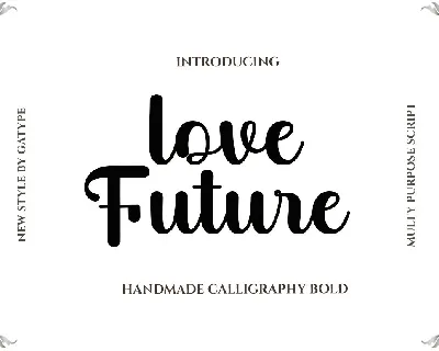 Love Future font