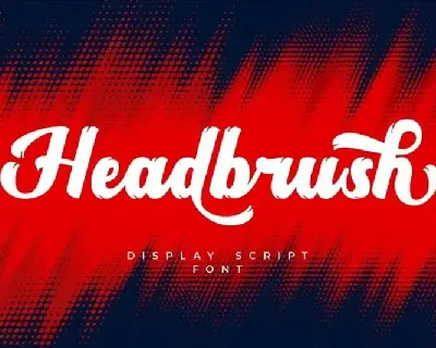 Headbrush Script font