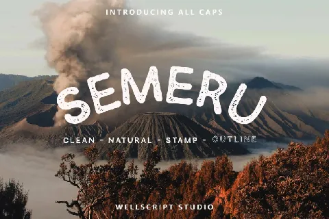 Semeru – Handwritten Sans font