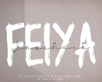 Jenoshark Feiya Duo font