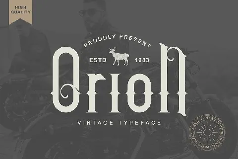 Orion font