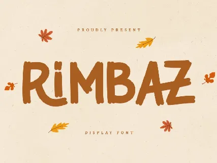 Rimbaz - Personal Use font