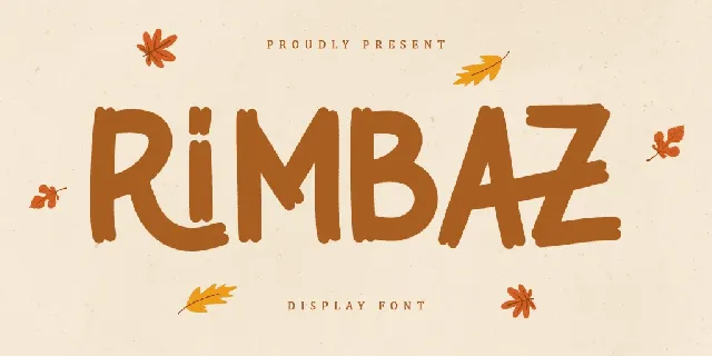 Rimbaz - Personal Use font