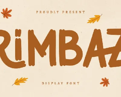 Rimbaz - Personal Use font