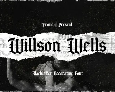 Wilson wells font