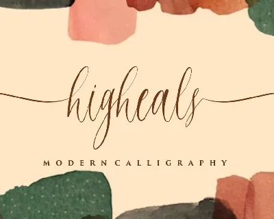 Higheals font