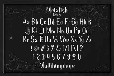 Metalish Demo font