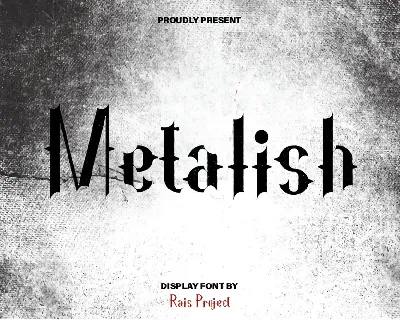 Metalish Demo font