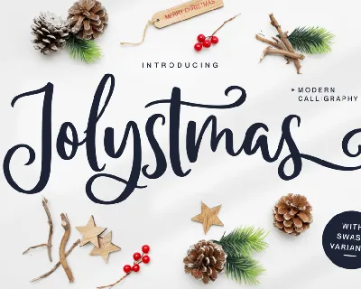 Jolystmas font