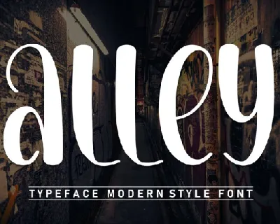Alley Display font