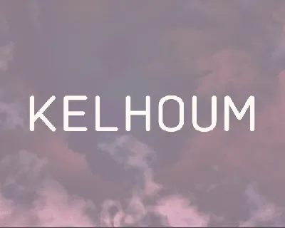 Kelhoum font