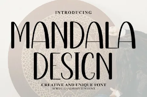 Mandala Design Display font