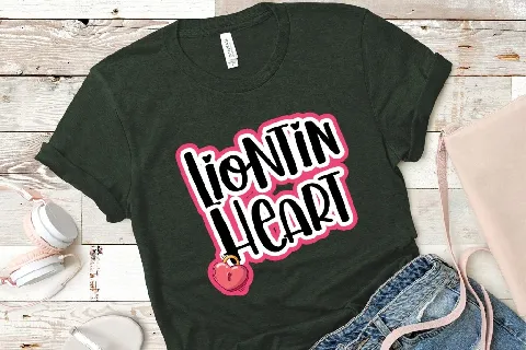 Liontin Heart font