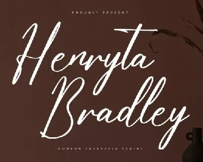 Henryta Bradley font
