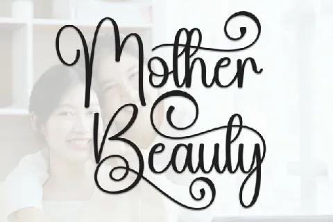 Mother Beauty Script font