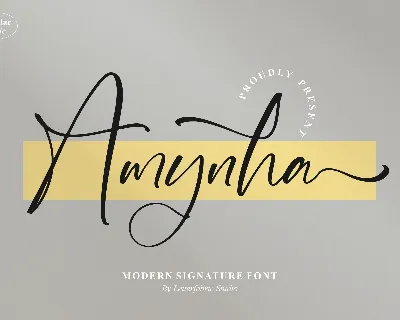 Amynha font