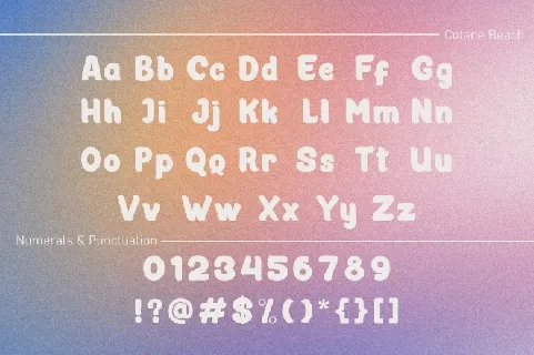 Cotane Beach font