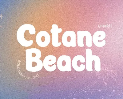 Cotane Beach font