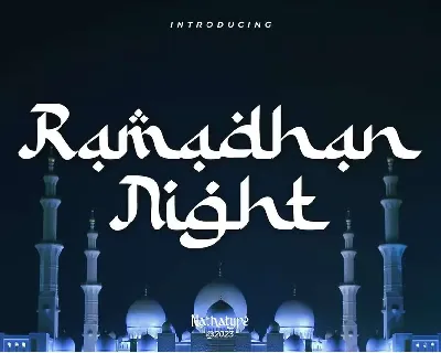 Ramadan Night font