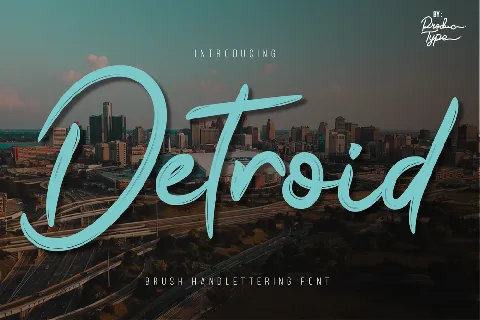 Detroid font