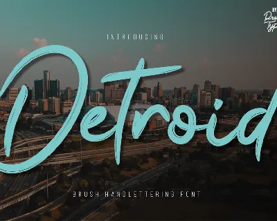 Detroid font