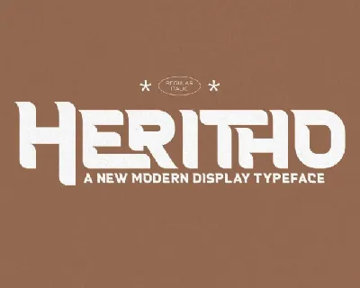 Heritho Typeface font