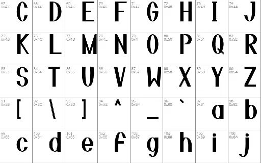 TAROOM font